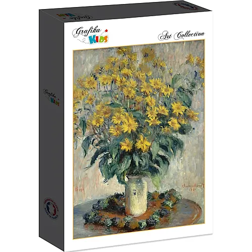 Grafika Puzzle Art Collection Claude Monet Grafika Kids Jerusalem Artichoke Flowers, 1880 - 12 Teile