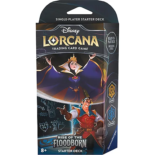 Ravensburger Disney Lorcana Disney Aufstieg der Flutgestalten - Starter Deck Bernstein und Saphir (EN)
