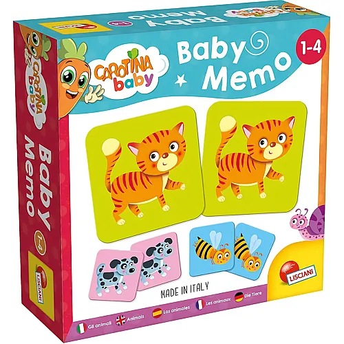 Lisciani Carotina Baby Baby Memo Tiere
