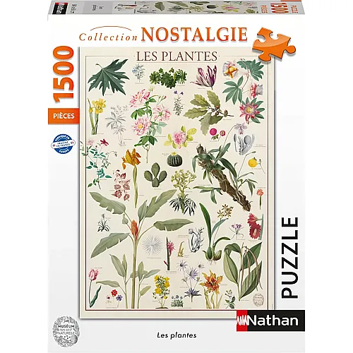Muséum national d'Histoire naturelle - Pflanzen - 1500 Teile