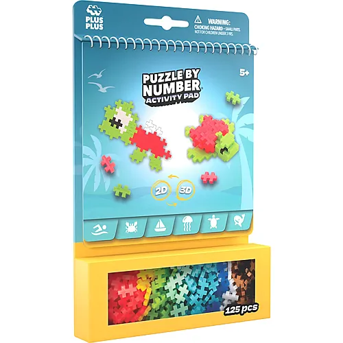 Plus-Plus Basic 125 Kreativ Bausteine Puzzle Strand