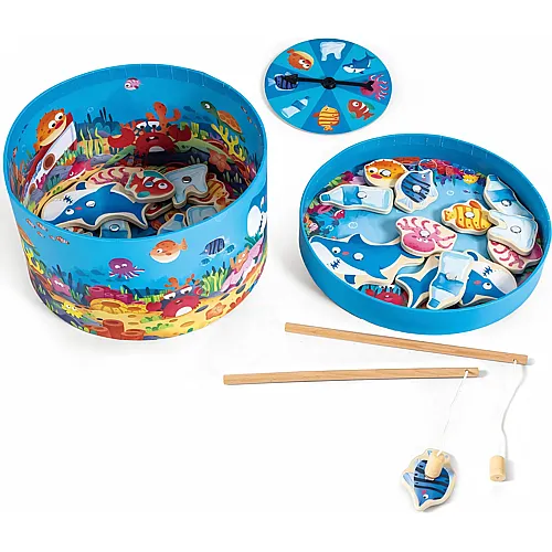 Hape Ein magnetisches 2-in-1-Angelspiel