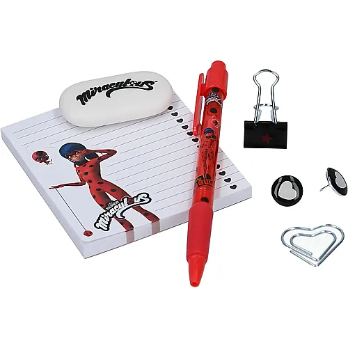 Vadobag Miraculous - Schreibset Super Heroez Stationery, 6-tlg.