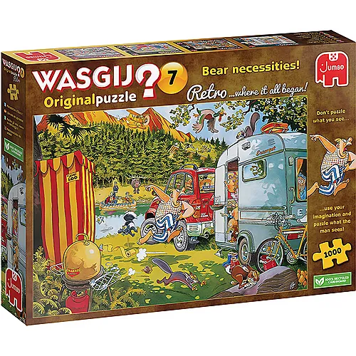 Jumbo Puzzle Wasgij Retro Original 7 - Bear necessities (1000Teile)