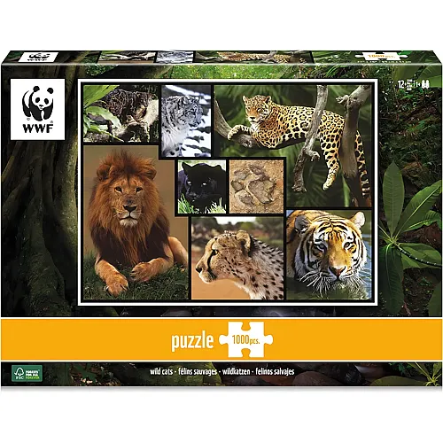 Ambassador Puzzle WWF Wildkatzen (1000Teile)
