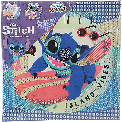 Canenco Lilo & Stitch Diamond Painting Stitch Island Vibes