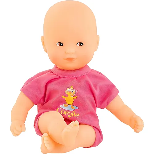 Corolle Mini-Badebabypuppe Rosa - 20 cm