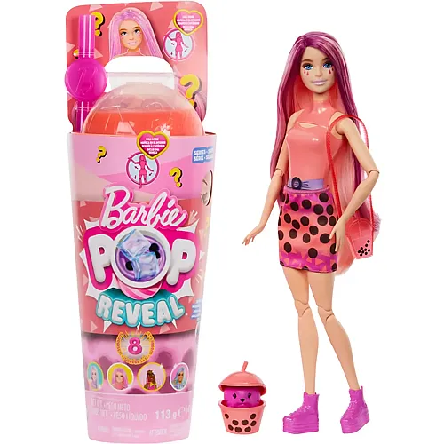 Barbie Pop Reveal BubbleTea Mango Mochi