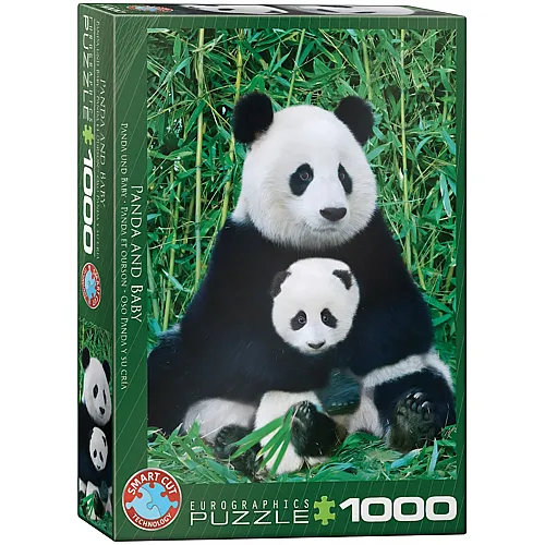 Panda-Familie 1000Teile