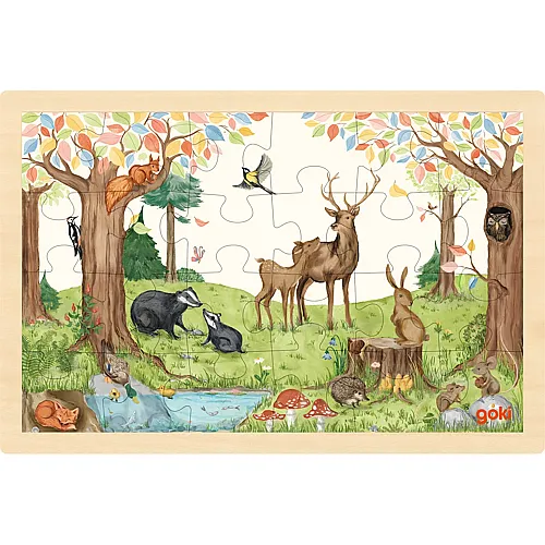 Goki Puzzle Auf der Lichtung - 24 Teile