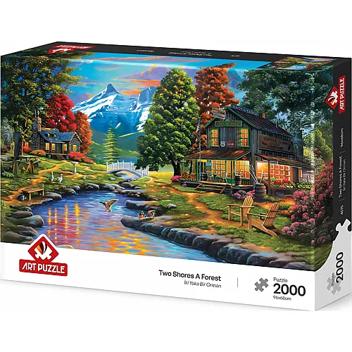 Art Puzzle Two Sides a Forest - 2000 Teile