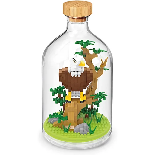 WiseHawk Weisskopfseeadler Terrarium - 466 Teile