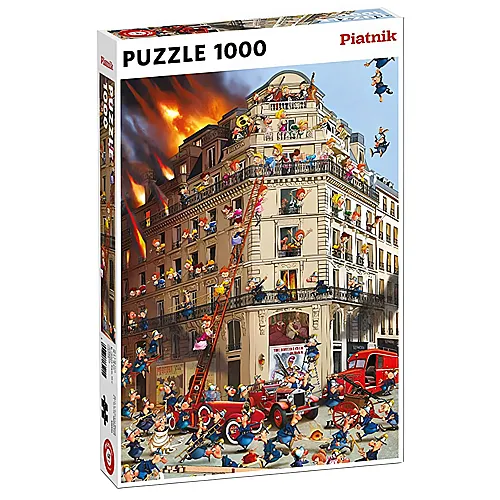 Piatnik Puzzle Francois Ruyer Feuerwehr (1000Teile)