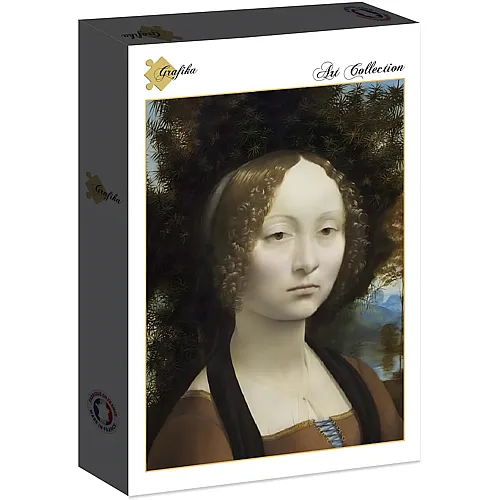 Grafika Puzzle Art Collection Leonardo da Vinci Ginevra de' Benci, 1474-1476 - 2000 Teile