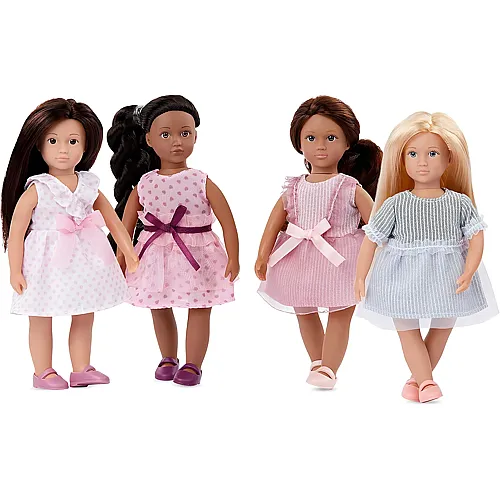 4er Set Nina, Amaya, Chen & Flora 15cm