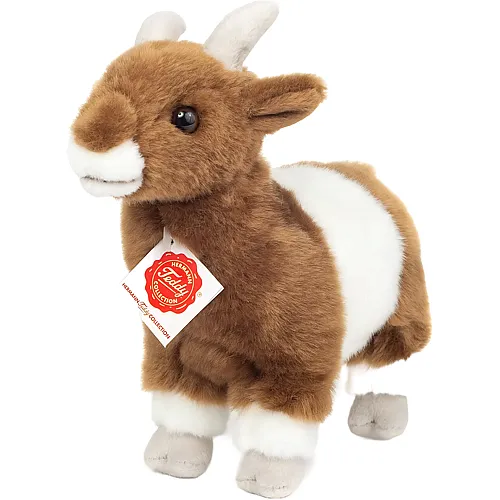 Teddy-Hermann Ziege Braun/Weiss - 22 cm