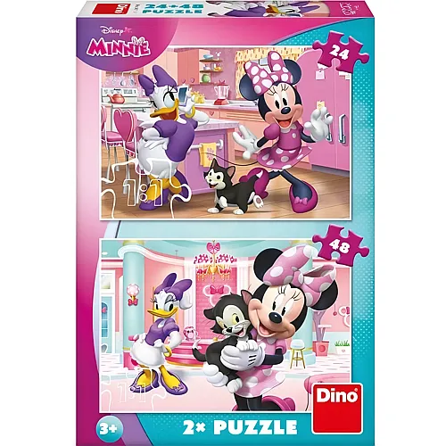 2in1 Minnie Mouse und Daisy - 24 Teile