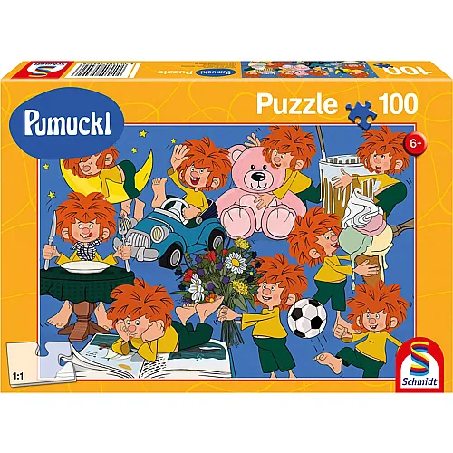 Schmidt Puzzle Spass mit Pumuckl (100Teile)