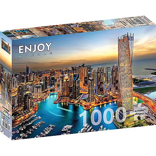 Enjoy Puzzle Dubai Marina at Night - 1000 Teile