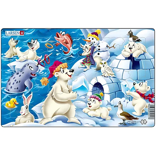 Larsen Puzzle Rahmenpuzzle - Iglu