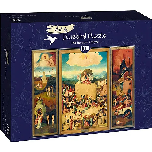 Bluebird Puzzle Hieronymus Bosch - The Haywain Triptych - 1000 Teile