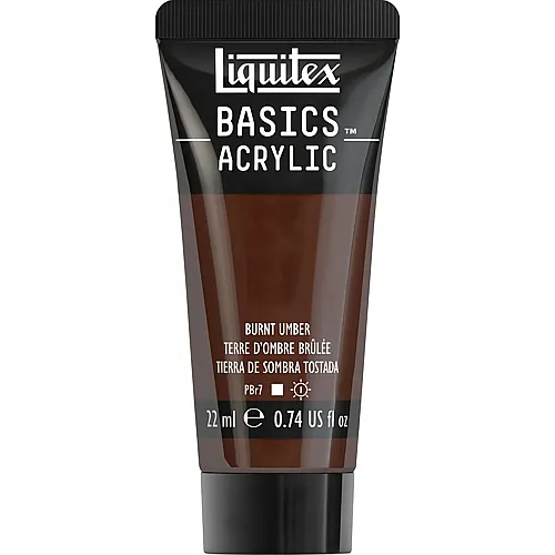 Liquitex Lqx Basics Acrylfarbe 22ml Tube Umbra Gebrannt