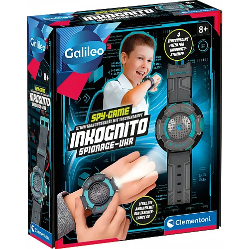 Inkognito Spionage-Uhr