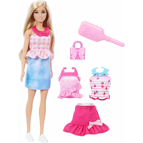 Barbie Modepuppe mit k�mmbaren blonden Haaren