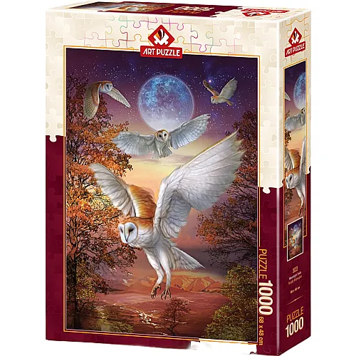 Art Puzzle Moonlight Owls - 1000 Teile