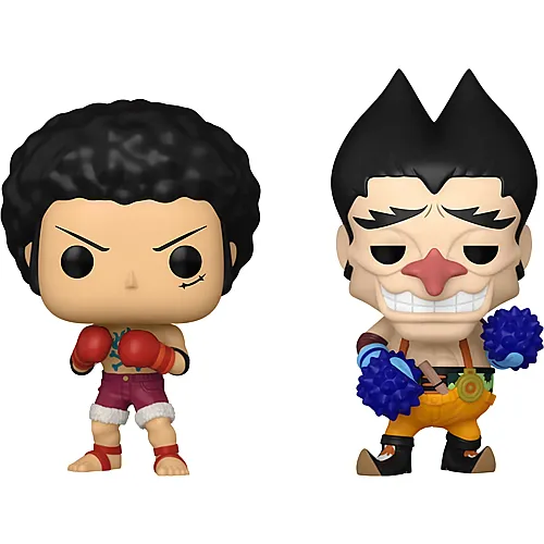 Funko Pop! Animation One Piece 2er Set Luffy & Foxy