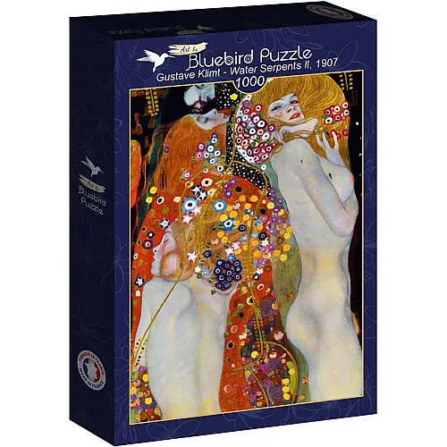 Bluebird Puzzle Gustav Klimt Water Serpents II, 1907 - 1000 Teile