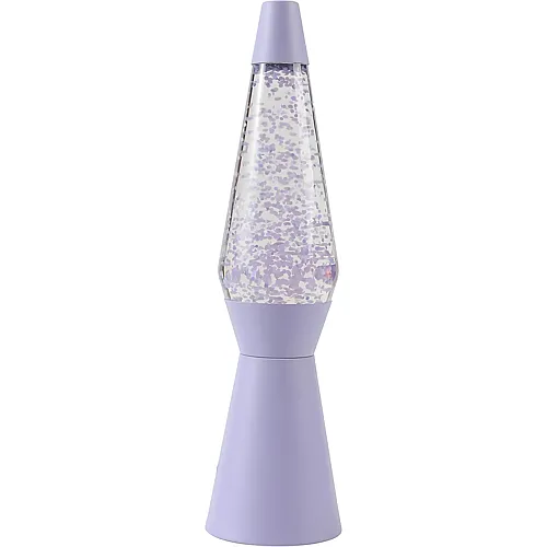 i-total Fl�ssige Lavalampe Lila Pastell Glitter Spaceship - 40 cm