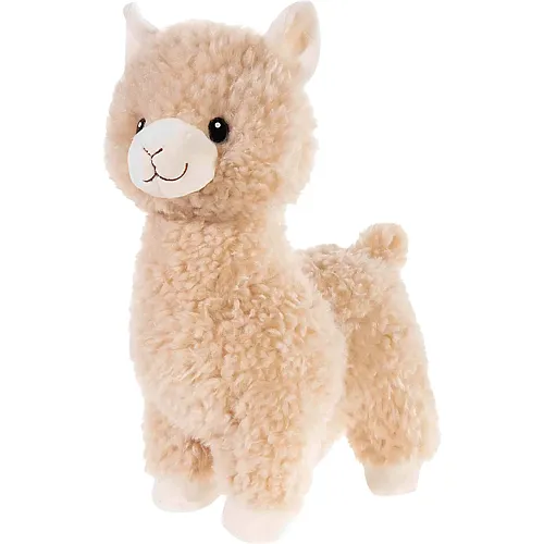 Lama stehend Hellbraun 28cm