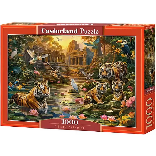 Castorland Puzzle Tigers Paradise - 1000 Teile