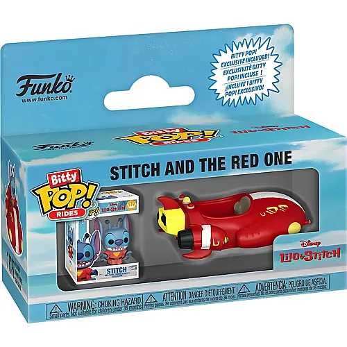 Funko Lilo & Stitch Bitty POP Rides L&S The Red One Rides