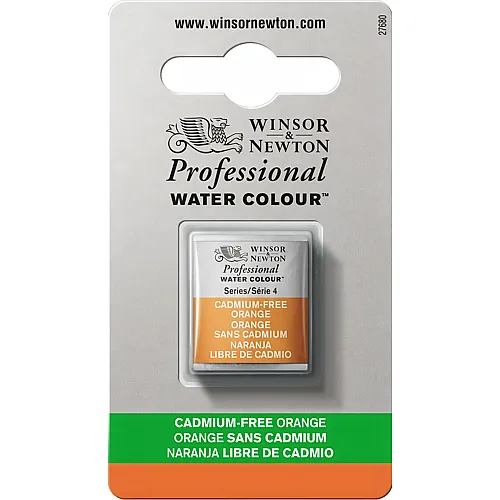 Winsor & Newton W&n Prof. Water Colour 1/2 N�pfchen Kadmiumfrei Orange
