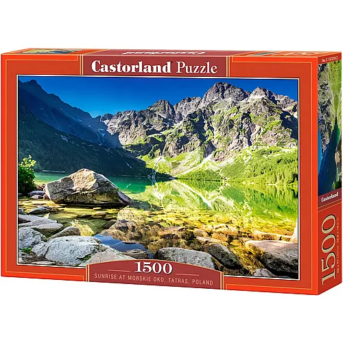 Castorland Puzzle Sonnenaufgang am Morskie Oko, Tatras, Polen (1500Teile)