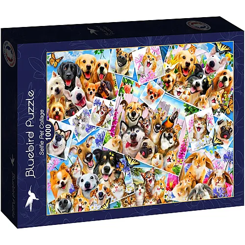 Bluebird Puzzle Selfie Pet Collage - 1000 Teile