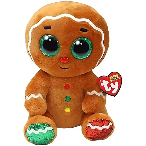 Ty Beanie Boos CRUMBLE GINGERBREAD MAN - BOO - REG XMAS 2023