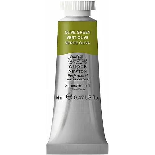Winsor & Newton Professional Water Colour Aquarellfarbe Olivgr�n - 14 ml