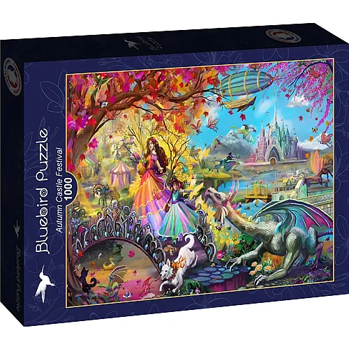 Bluebird Puzzle Herbst Festival am Schloss - 1000 Teile