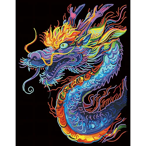 Diamond Dotz Neon Drache