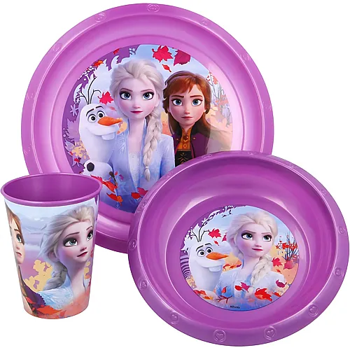 Stor Disney Frozen Geschirrset - 3 Teile