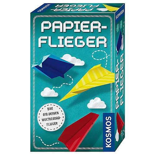 Kosmos Papier-Flieger