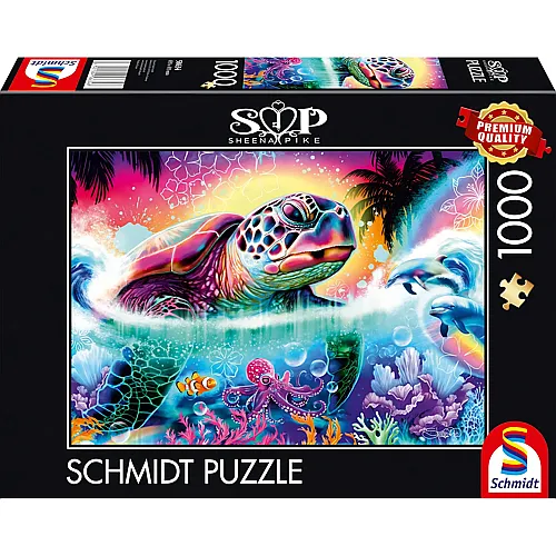 Neon Schildkr�te 1000Teile