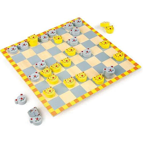 small foot Damespiel Katz & Maus