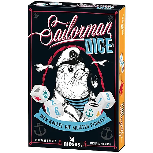 Moses Sailorman Dice, Roll & Write W�rfelspiel auf hoher See