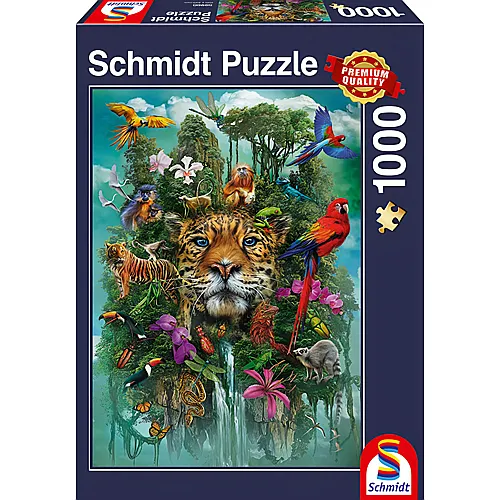 Schmidt Puzzle Knig des Dschungels (1000Teile)