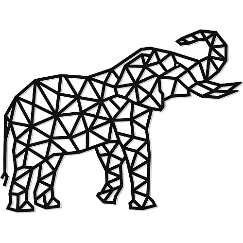 Eco Wood Art Deco Wand-Puzzle - Elefant (364Teile)