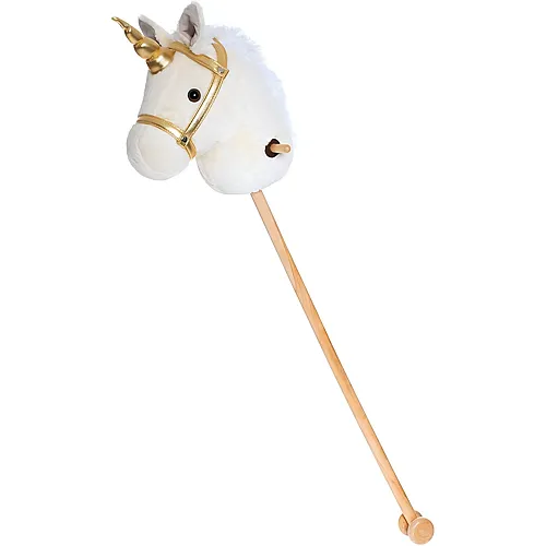 Teddykompaniet Steckenpferd Einhorn Weiss - 100 cm
